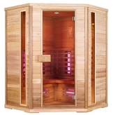 Infrarotkabine Nobel Sauna 150C mit Duoflex Strahlern