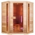 Infrarotkabine Nobel Sauna 150C mit Duoflex Strahlern
