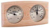 Qualitäts Kombigerät 2 in 1 Sauna Thermometer mit Hygrometer für Sauna, Dampfsauna, Biosauna und Infrarotkabine -